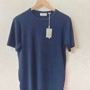 Navy Short Sleeve Tee by [Brand]